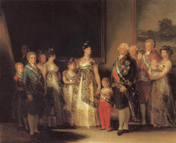 Francisco de goya y Lucientes The Family of Charles IV Norge oil painting art